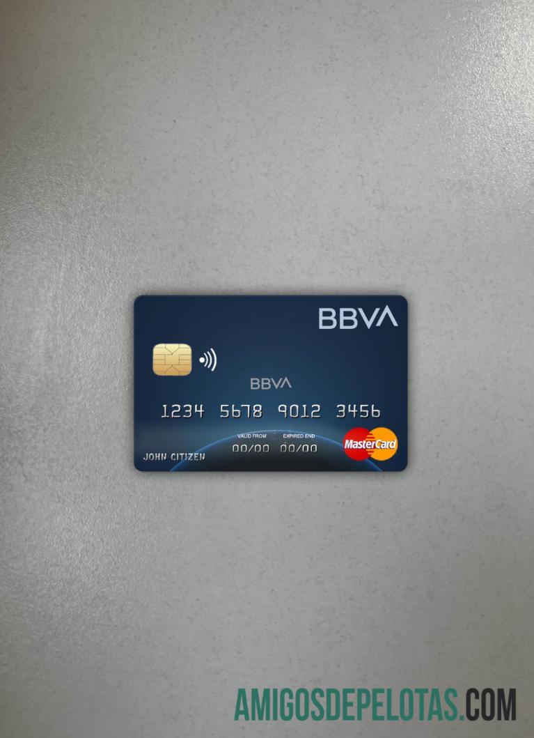 Colômbia BBVA Bank Mastercard Photolook Front baixar para verificação